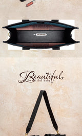 CHCH Women's Tote Bag New Letter Eco friendly Large Capacity Handbag Mommy Shopping Bag 42 * 12 * 31cm