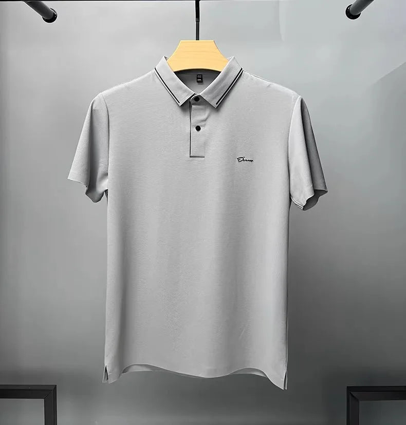 Men's Diamond Emblem Polo Shirt | Premium Casual