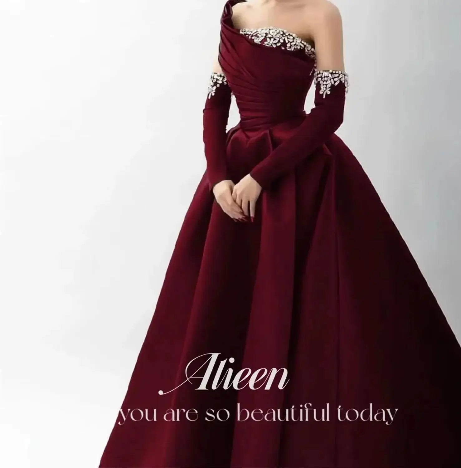 Aileen Satin Sweetheart Ball Gown | Formal Evening Dress