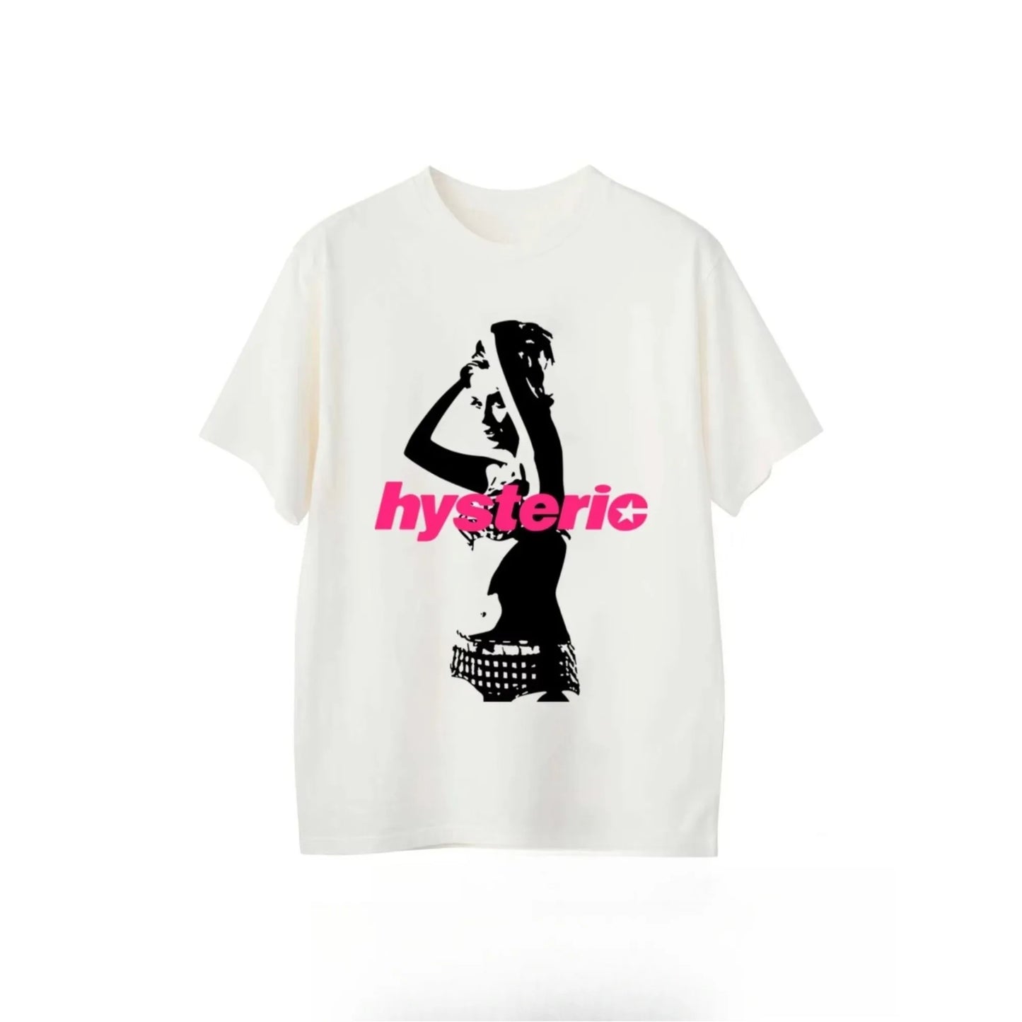 Hysteric Graphic Tee – Unisex Street Style, Summer 2025