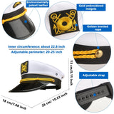 Captain Hats Bulk Pack – Nautical Party Caps