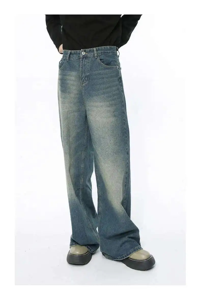 Men's Loose Straight-Leg Jeans
