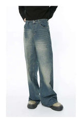 Men's Loose Straight-Leg Jeans