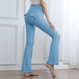 High-Waist Seamless Flare Yoga Pants