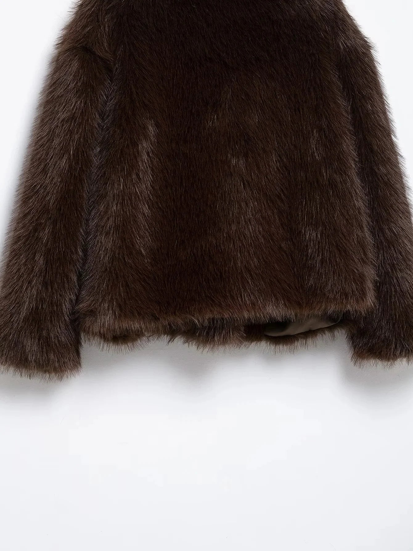 Elegant Faux Fur Oversized Coat