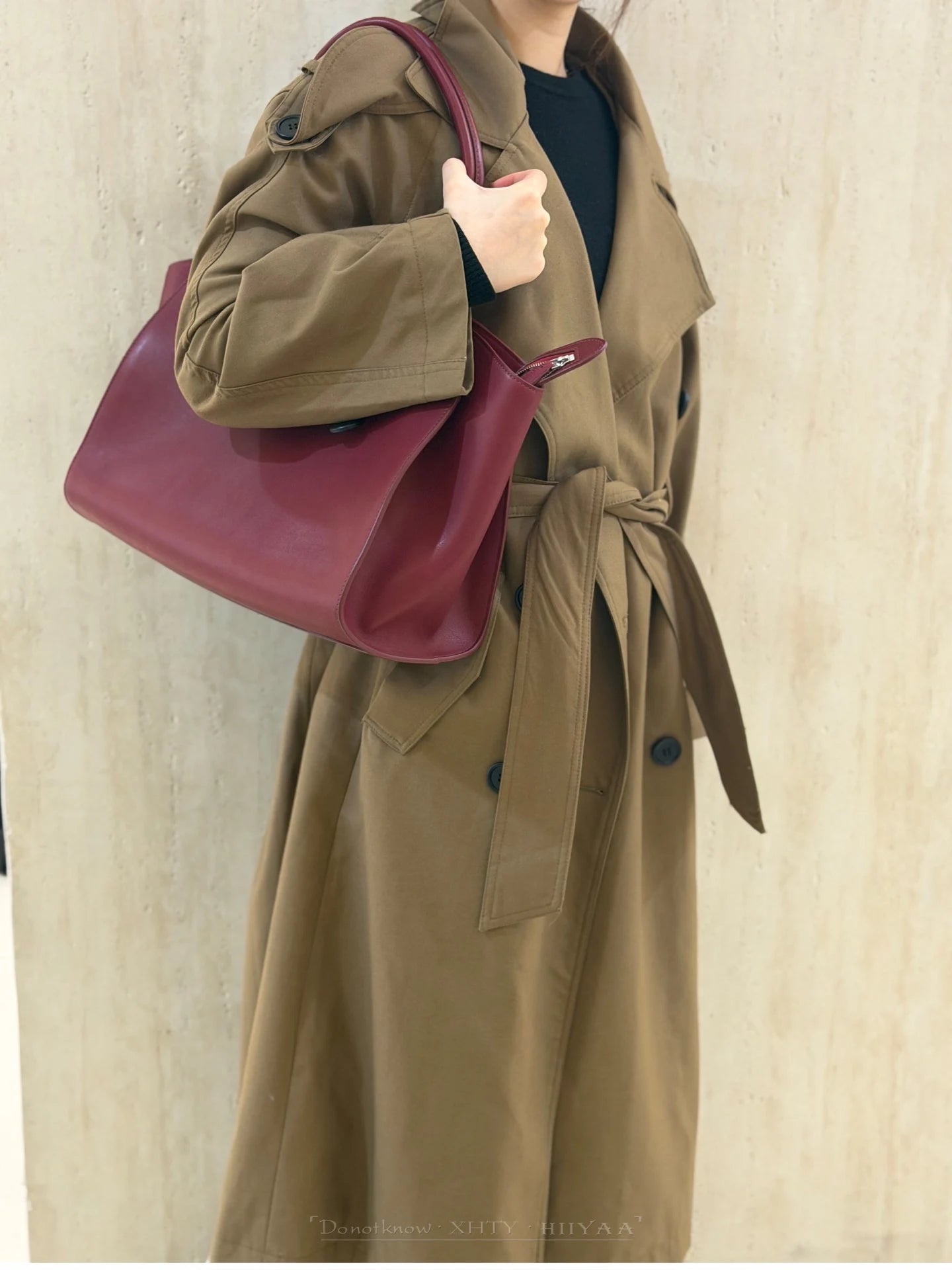 36cm Top-Grain Cowhide Tote — Effortless Everyday Elegance