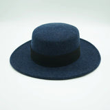 Wool Felt Fedora & Boater Hat – Wide Brim, Unisex