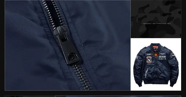 Men’s Ma-1 Aviator Bomber Jacket