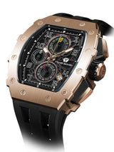 TSAR BOMBA New TB8204 Watch for Men Japan Quartz Chronograph 50M Waterproof Wristwatch Fashion Sport Clock Male Luxury Mens Gift