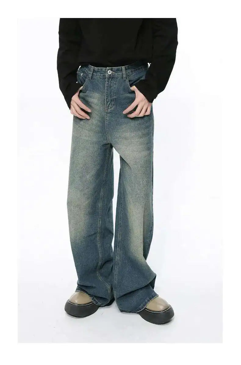 Men's Loose Straight-Leg Jeans