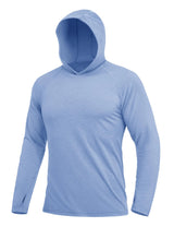 Men's UPF 50+ Sun Hoodie — Long Sleeve Quick-Dry Rash Guard