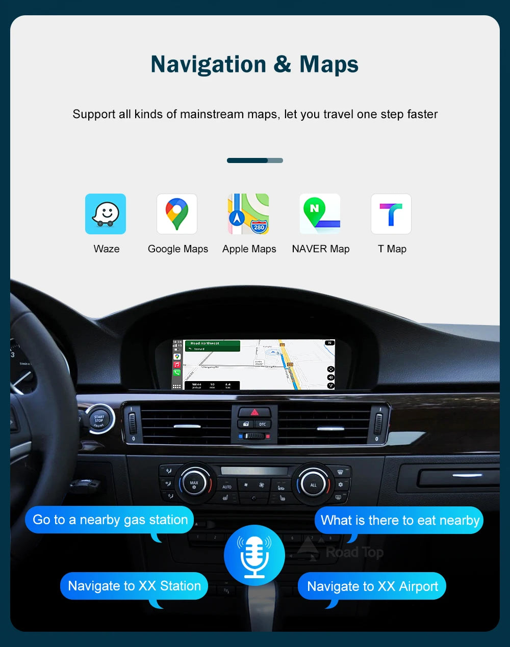 8.8'' Wireless CarPlay & Android Auto for BMW 3/5 Series – CCC & CIC Multimedia Screen