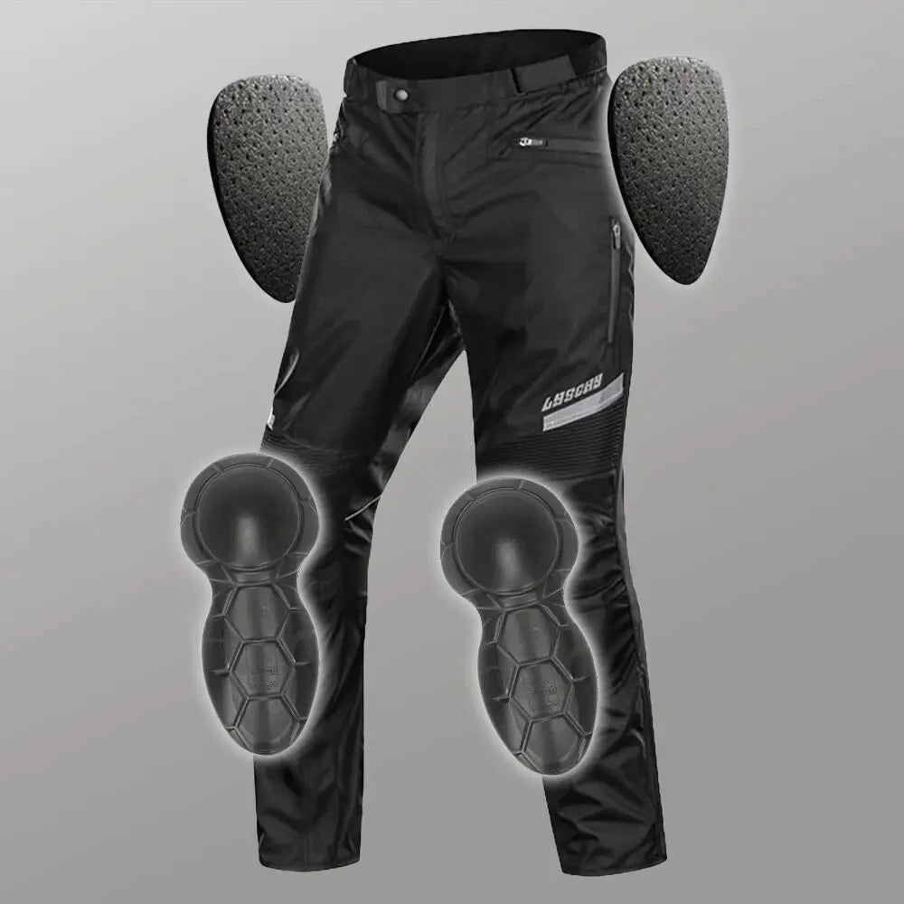 LYSCHY Motorcycle Jacket Pants Suit Cold-proof Waterproof Winter Men Motorbike Riding Moto Jacket Protective Gear Armor Clothing