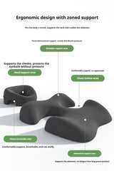 Professional Salon Facial Pillow for Face Down Massage, Ergonomic Face Cradle with Breathing Hole for Spa,Facial,Lash Extensions