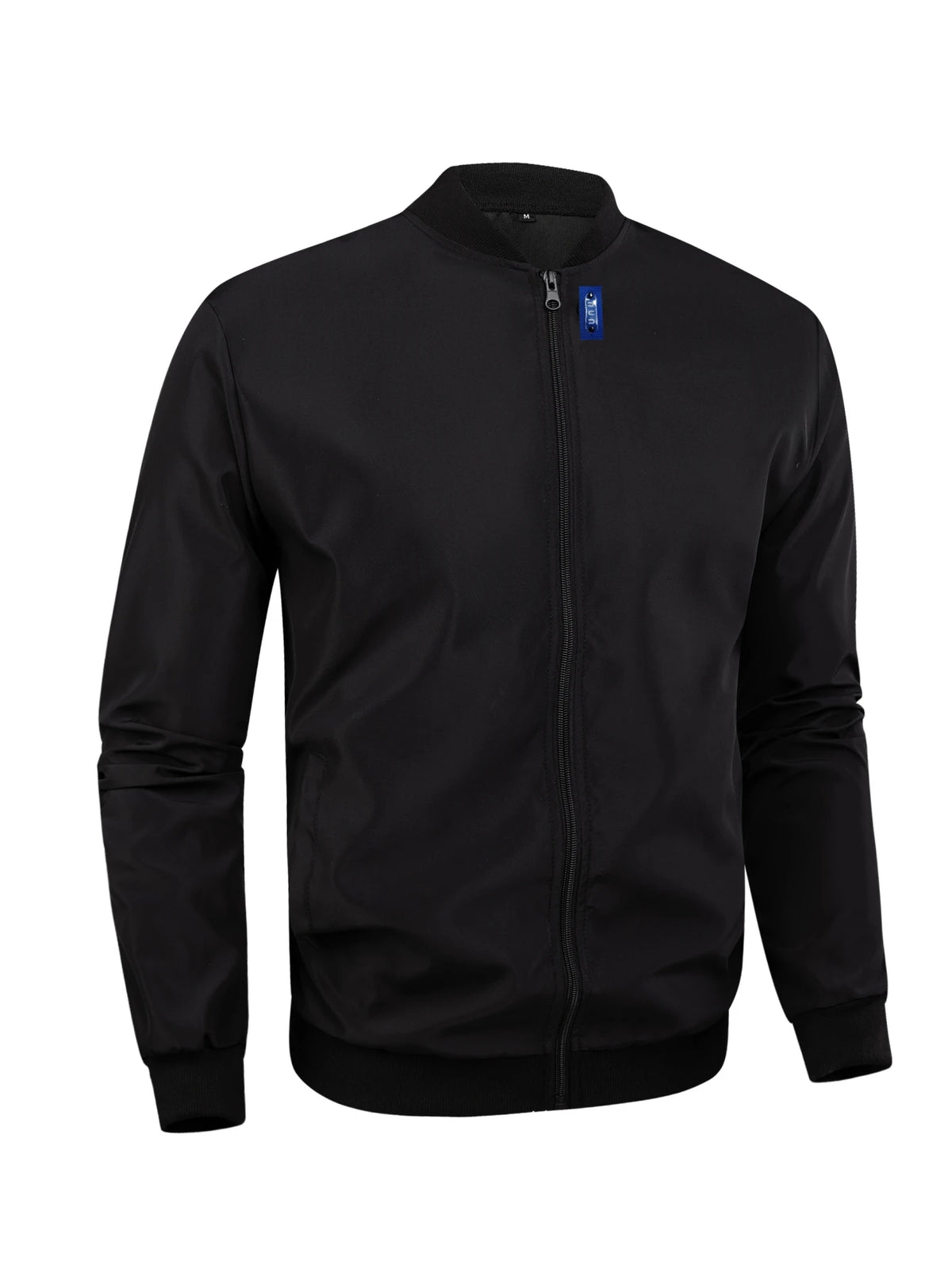 Men's Lightweight Zip-Up Baseball Collar Jacket