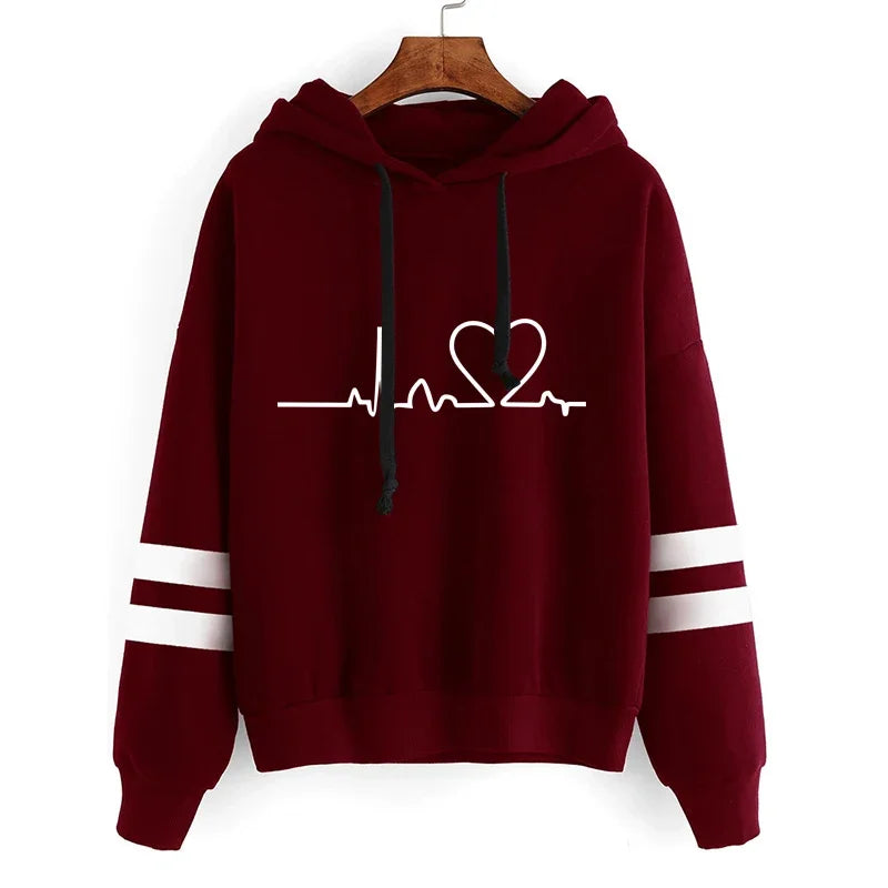 Womens Tracksuit Casual Stripe Versatile Sweatshirt Black Sweatpants Loose Print High Quality Outfits Single Piece Hoodies Pants