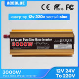 Pure Sine Wave Inverter 12V/24V to 220V | 1600W–3000W