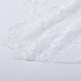 Women Pant Set Stand Collar Lace Sheer Sleeveless Split Front Top Wide Leg Solid Pant Casual Elegant Two Piece Set For Ladies