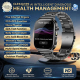 2026 New Accurate Diagnosis Smart Watch Body Fat ECG Blood oxygen BP Health Sport HD AMOLED Screen Call Smart Watches man woman
