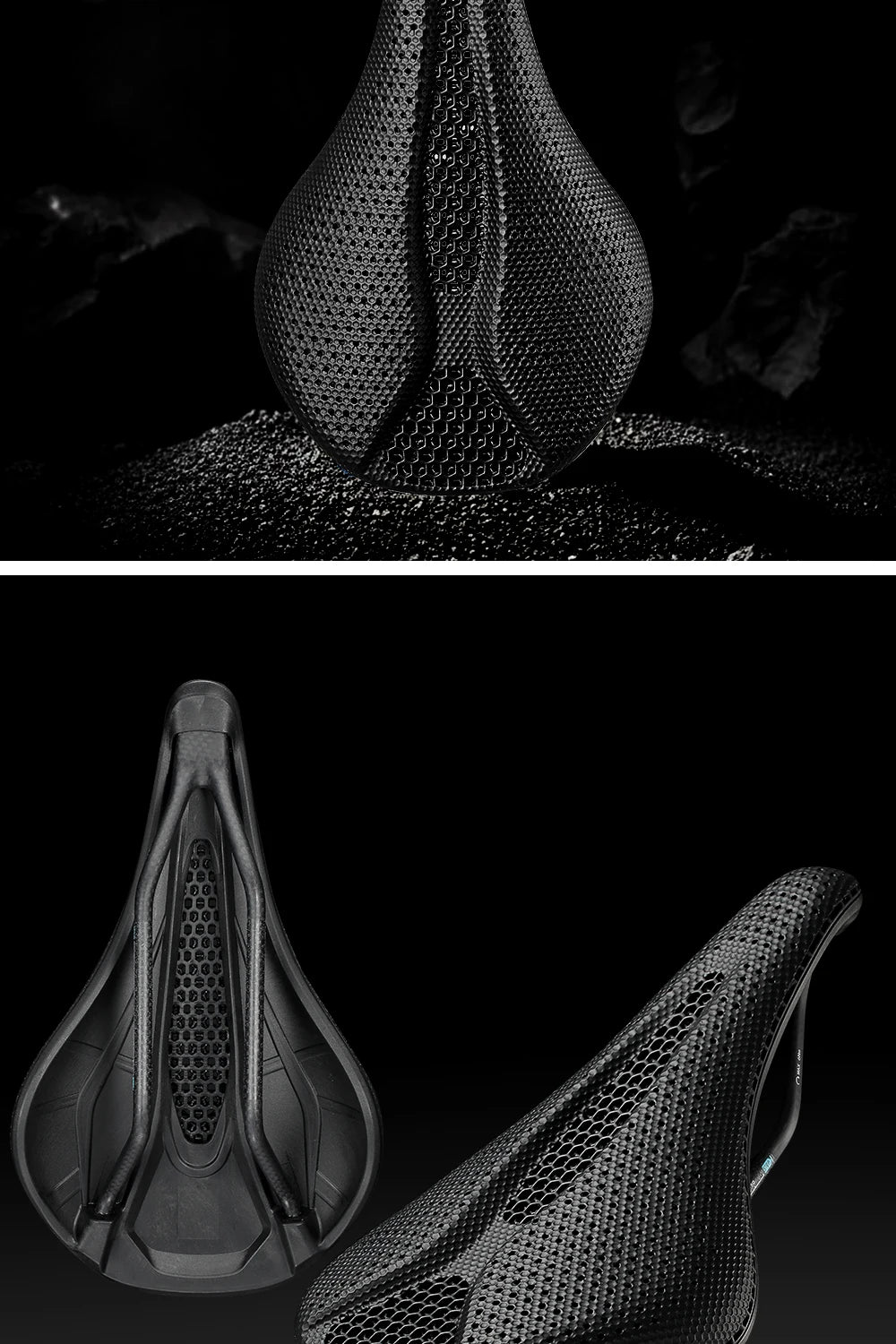 RYET Carbon 3D Printed Bike Saddle 145/155mm