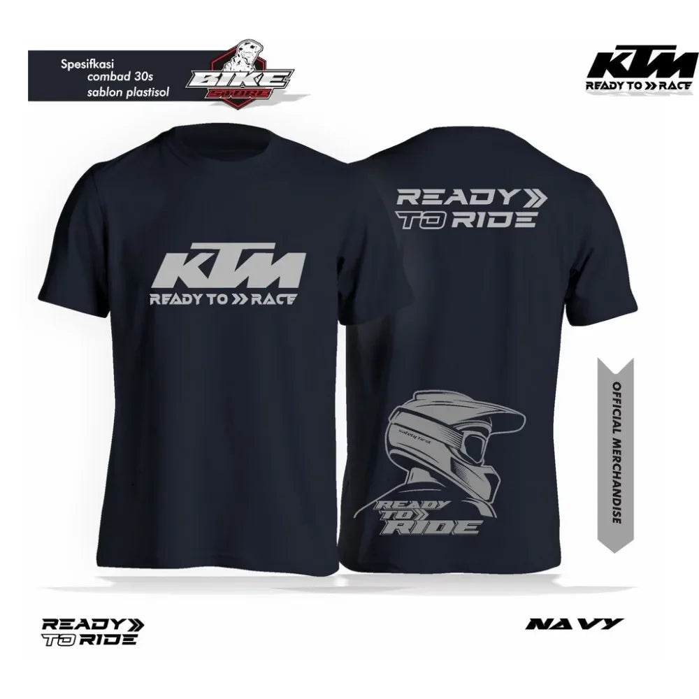 KTM Racing Graphic T-Shirt — Unisex Cotton Off-Road Moto Print Tee