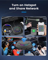 Carlinkit Android 13 AI Box – Wireless CarPlay & Android Auto