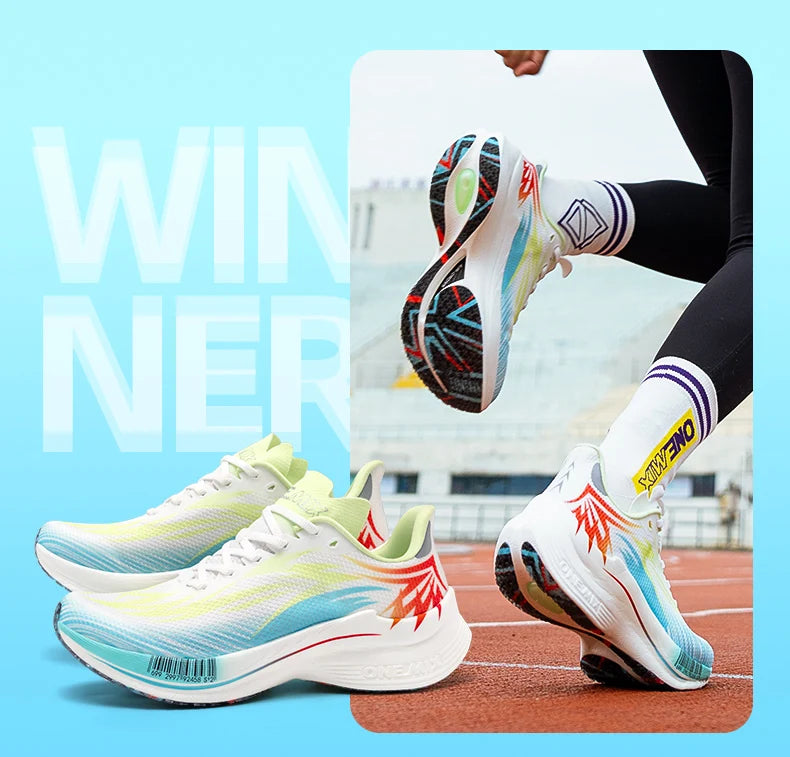 ONEMIX Beam New Arrival Training Running Shoes for Men Full Sole Nylon Plate Sport Shoes Breathable Summer Female Jogging Shoes