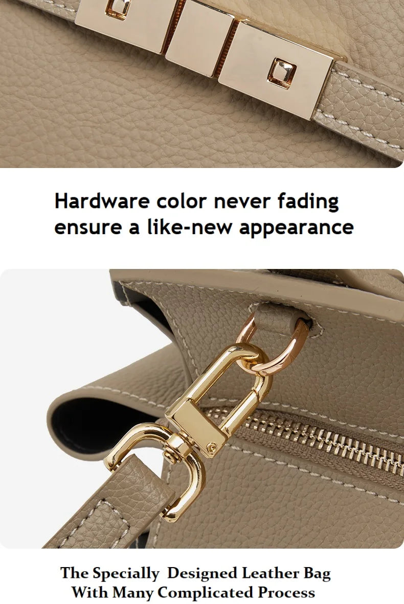 Hot Seller ZOOLER Quality Handmade 100%  Genuine Leather Women Handbag Luxurious Tote Shoulder Bags Female Business Use#YC368