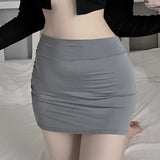 Women's Stretch Knit Pencil Mini Skirt