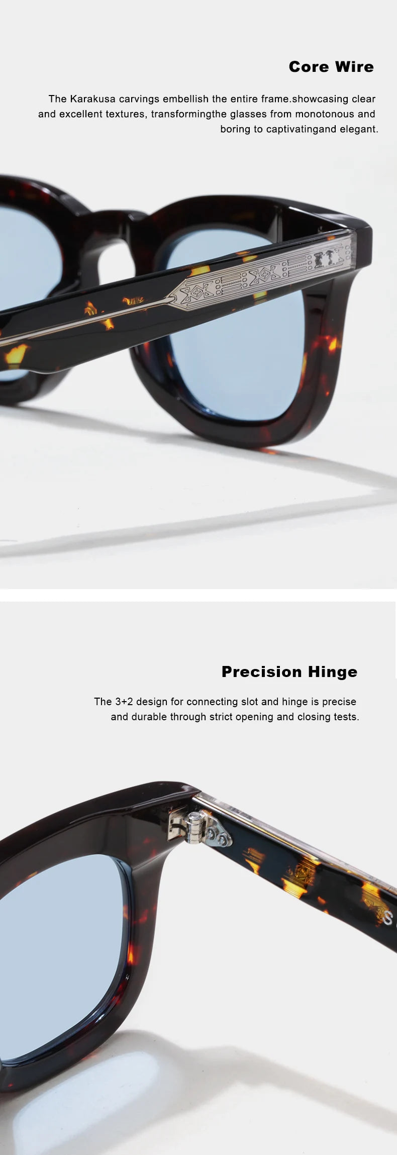 Handcrafted Acetate Round Sunglasses – UV400 Protection