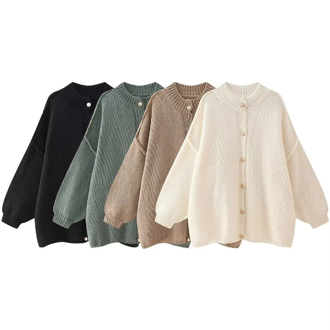 Women's Button-Down Knit Cardigan