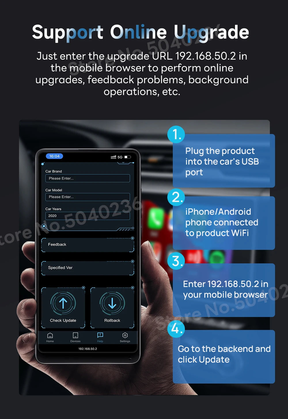 CarlinKit Wireless CarPlay & Android Auto Adapter