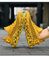 Men's Breathable Mesh Lace-Up Sneakers