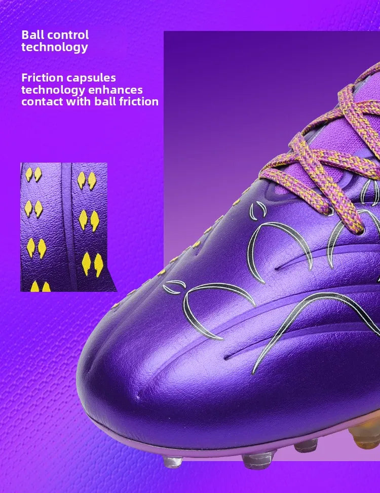Kelme Men's Professional Match Football Shoes Indoor Anti Slip Football Shoes Mg Short Nail Outdoor Lawn Football Boots
