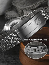 San Martin Gada Classic Enamel Dial Dress Watch SN0144
