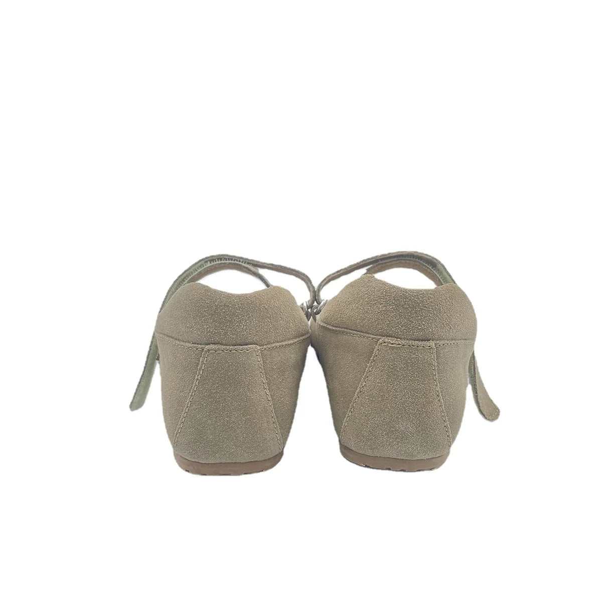 Tipsietoes 2026 Sprinng Autumn Barefoot Cow Suede Genuine Leather Women Ballerina With Zero Drop Flat Soft Sole Wider Toe Box