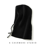 Women's Pure Cashmere Knit Beanie & Scarf Hat