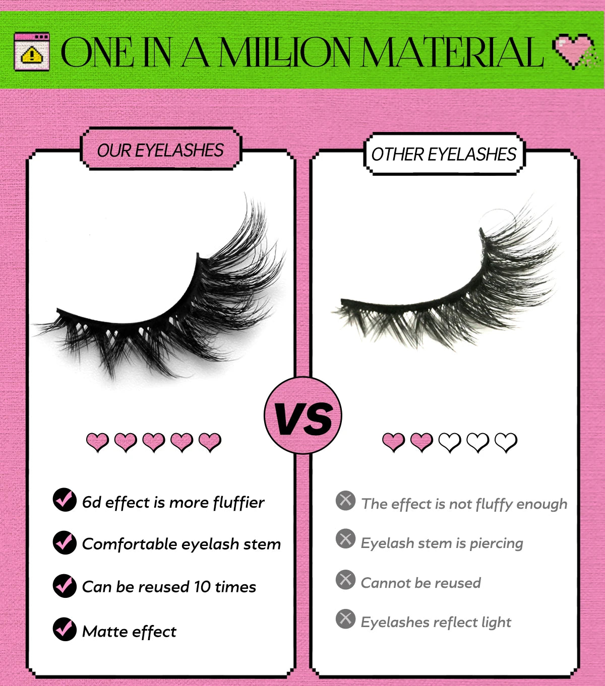 Optional 5Pairs 20Pairs Russian Strip Lashes 3D Mink Lashes Natural Dramatic Style Household Salon Eyelash Supply