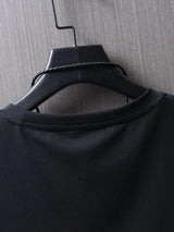 Men's Cotton T-Shirt with Minimalist Smile Print