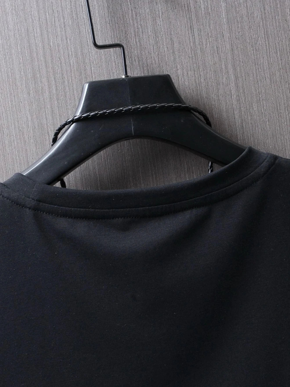 Men's Cotton T-Shirt with Minimalist Smile Print