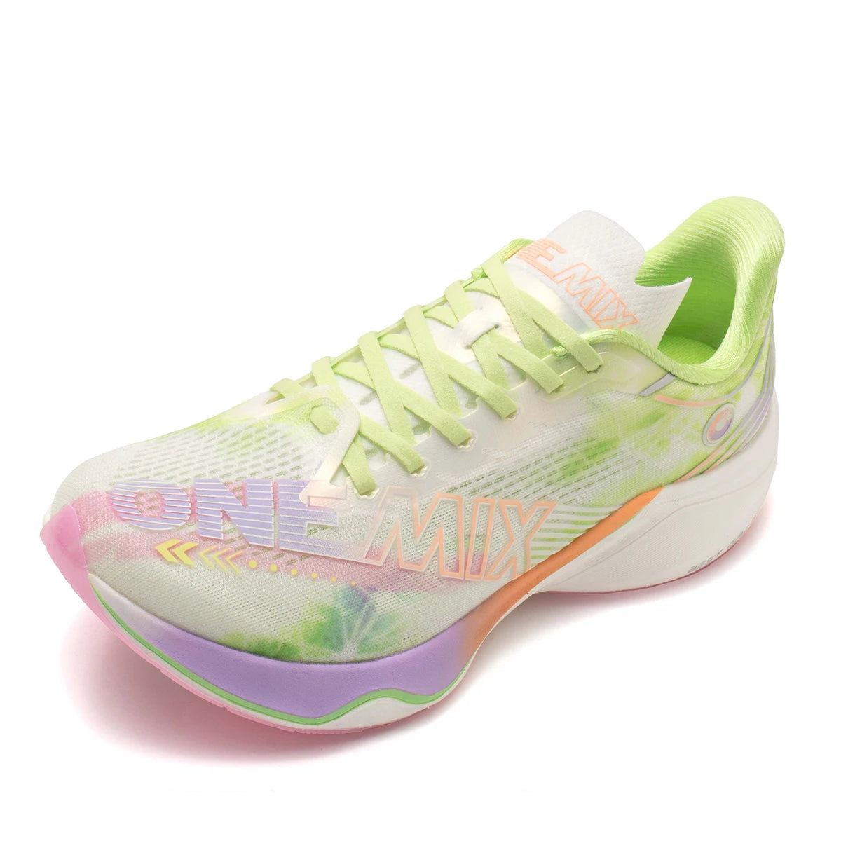 ONEMIX Marathon Carbon Plate Running Shoes Shock Absorption Ultra-light Sports Shoes Rebound Technology Outdoor Men Sneakers