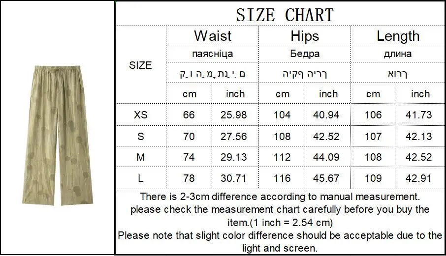 TFMLN Women's Fashion Two Piece Set Loose Jacquard Shirt 2024 High Waist Trousers Set Lapel Half Sleeve Shirt Wide Leg Pants
