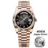 PAGANI DESIGN DD40 Men's Watches 2025 Top Luxury Automatic NH36A Mechanical Wristwatches AR Sapphire Mirror Watch For Men Clock