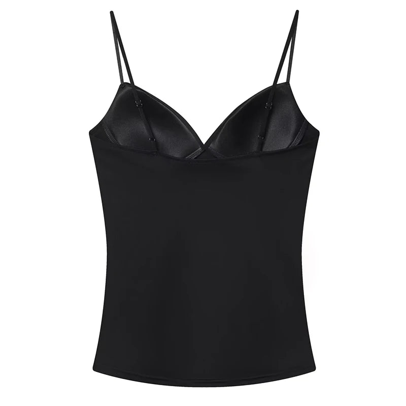 HXAO Corset Camisole Crop Top – Backless Bustier Tank