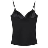 HXAO Corset Camisole Crop Top – Backless Bustier Tank