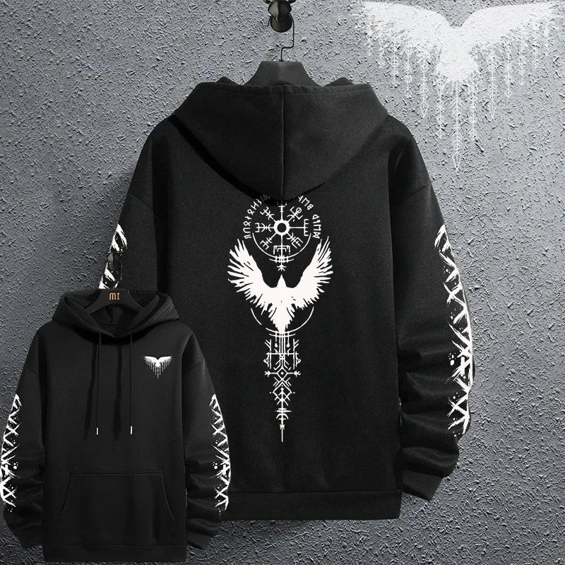 Men's Printed Pullover Hoodie