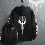 Men's Printed Pullover Hoodie