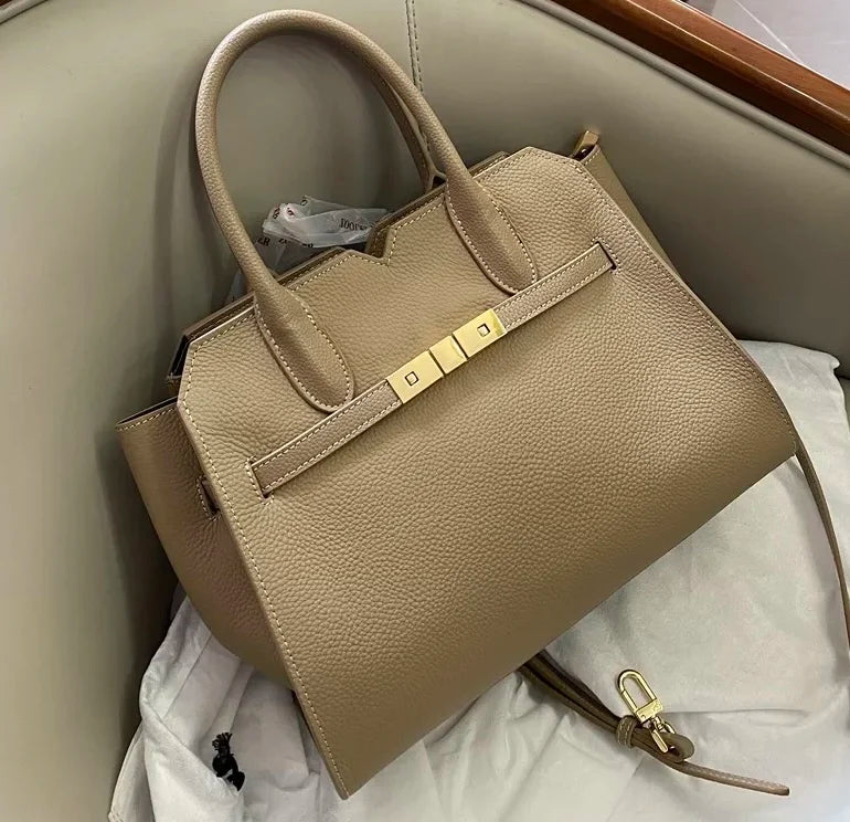 Hot Seller ZOOLER Quality Handmade 100%  Genuine Leather Women Handbag Luxurious Tote Shoulder Bags Female Business Use#YC368