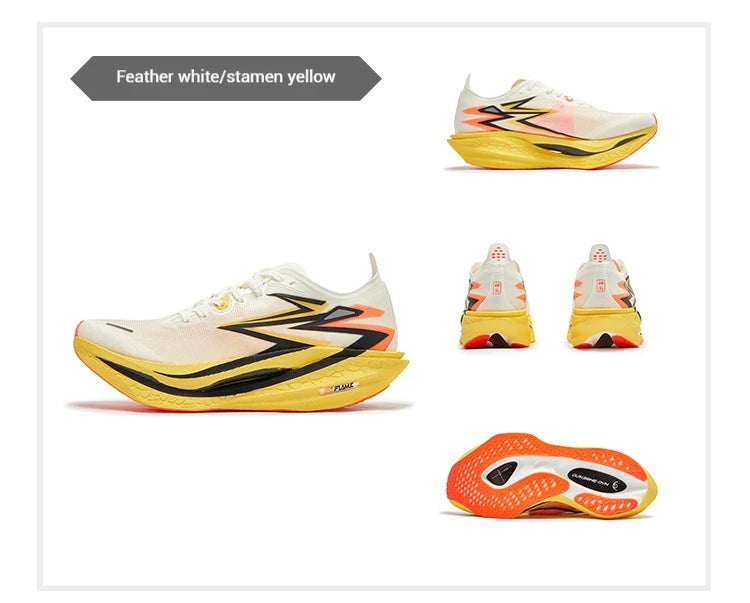 361 Degrees Flame 4.0 Men Running Shoes New Carbon Plate Racing Marathon Stable Rebound Traction Jogging Male Sneakers 672512205