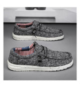 Men Casual Shoes Slip on Canvas Loafers Comfortable Walking Flats for Man Non Slip Soft Moccasins Sneakers Summer loafers